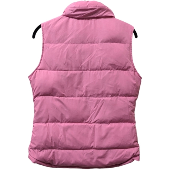 Aeropostale Girl's Two-Tone Pink Down Quilted Puffer Full Zip Vest (S) - Picture 2 of 5
